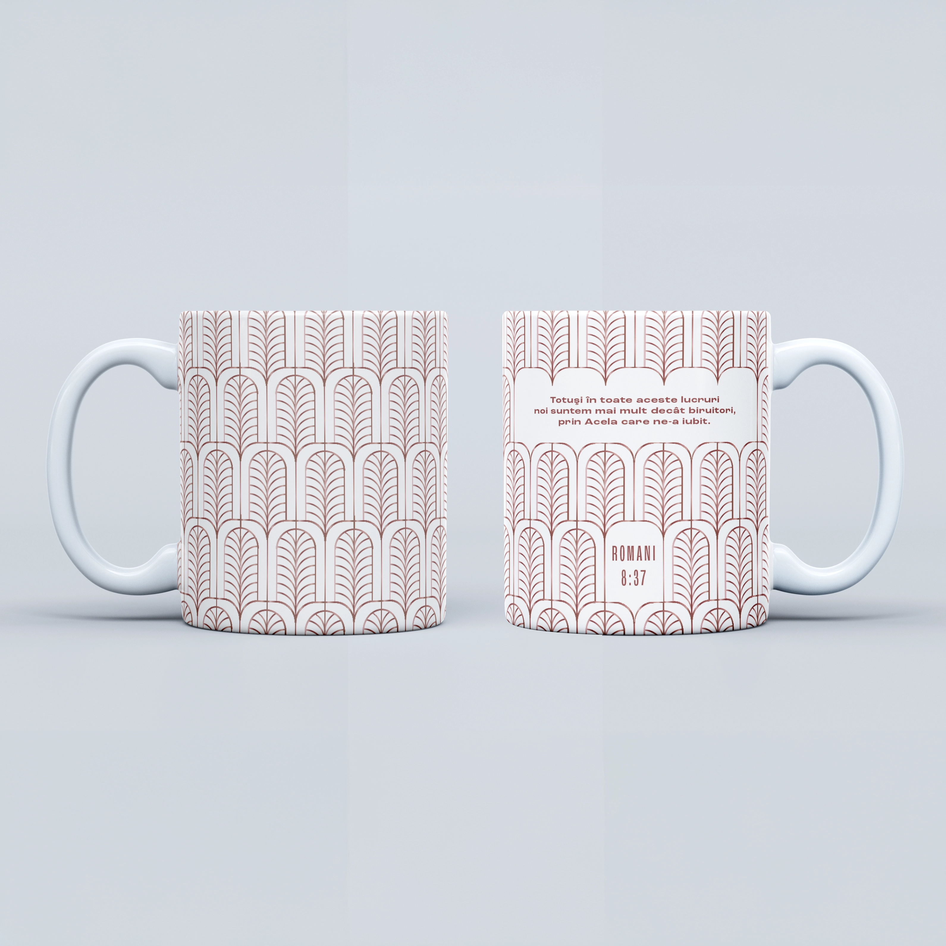 Cana cu verset biblic, cadou crestin - Romani 8:37